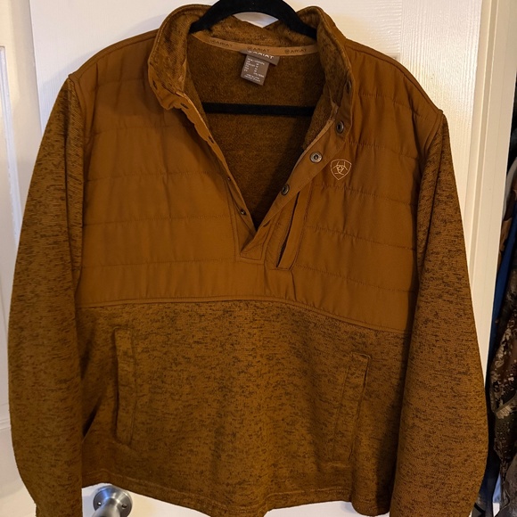 Ariat Other - Ariat Caldwell Logo 1/4 Zip Sweater